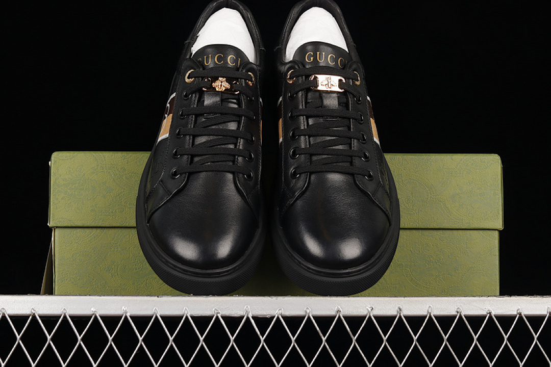 Gucci [02JPO6805]-[GU*CCI SCREENER GG HIGH-TOP SNEAKER BLACK/BLACK/GOLD]-[MAN:38-44] - Image 13