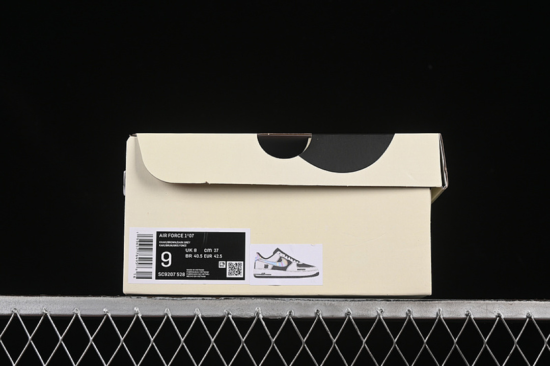 Nike [SC9207-528]-[AIR FORCE 1 07 LOW UN WHITE/BLACK/PURPLE]-[WOMAN:36-39]-[MAN:40-45] - Image 12