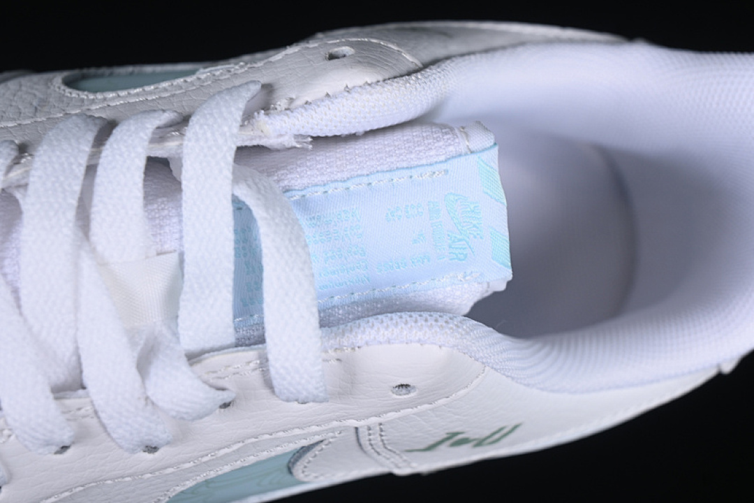 Nike [FB8971-060]-[AIR FORCE 1 07 LOW OCTOPUS BROTHER WHITE/BLUE/GREEN]-[WOMAN:36-39]-[MAN:40-45] - Image 9