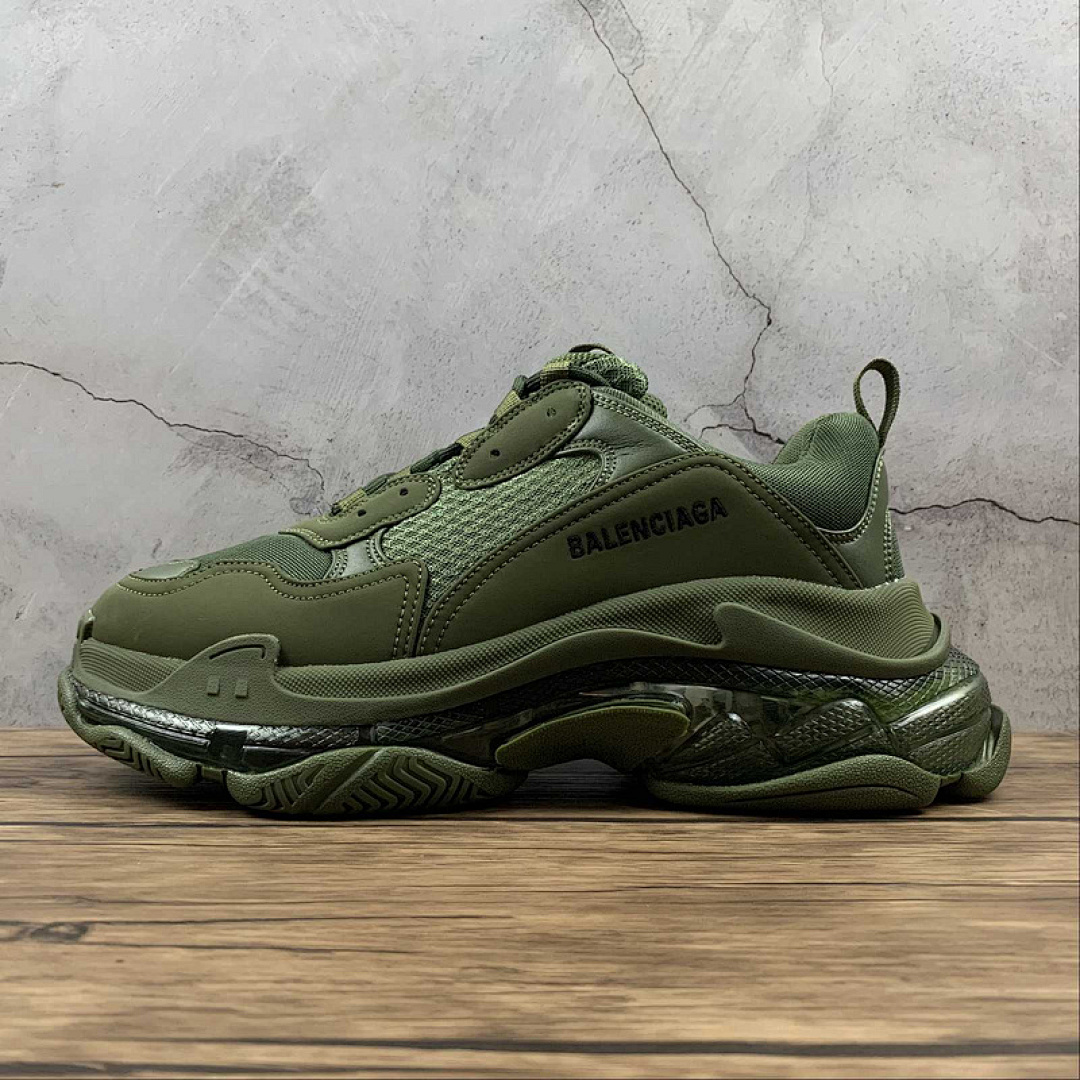 Unbranded [BA*LEN*CIAGA TRIPLE S GREEN/GREEN/GREEN]-[WOMAN:35-39]-[MAN:40-46], photo 1