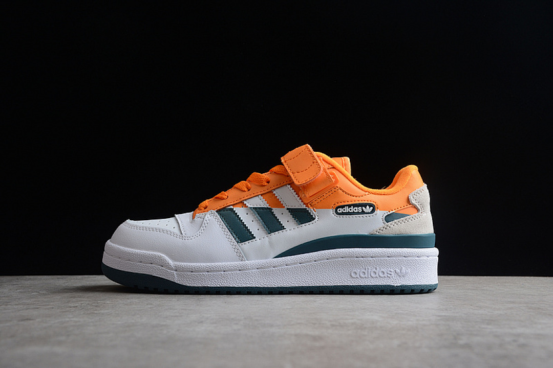 Unbranded [FY4970]-[FORUM 84 LOW PREMIUM CREW ORANGE/CLOUD WHITE/WILD TEAL]-[WOMAN:36-39]-[MAN:40-45], photo 1