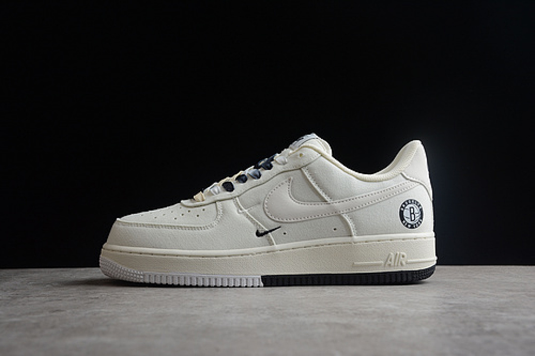 Nike [NA2022-001]-[AIR FORCE 1 LOW BEIGE/BEIGE/BLACK]-[WOMAN:36-39]-[MAN:40-45], photo 1