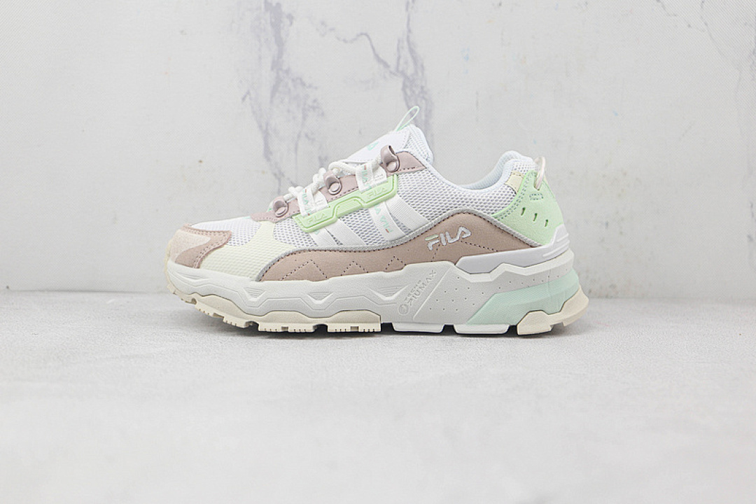 Fila [FI*LA FUSION MARS SHOES WHITE/LIGHT PINK/GREEN]-[WOMAN:36-40], photo 1