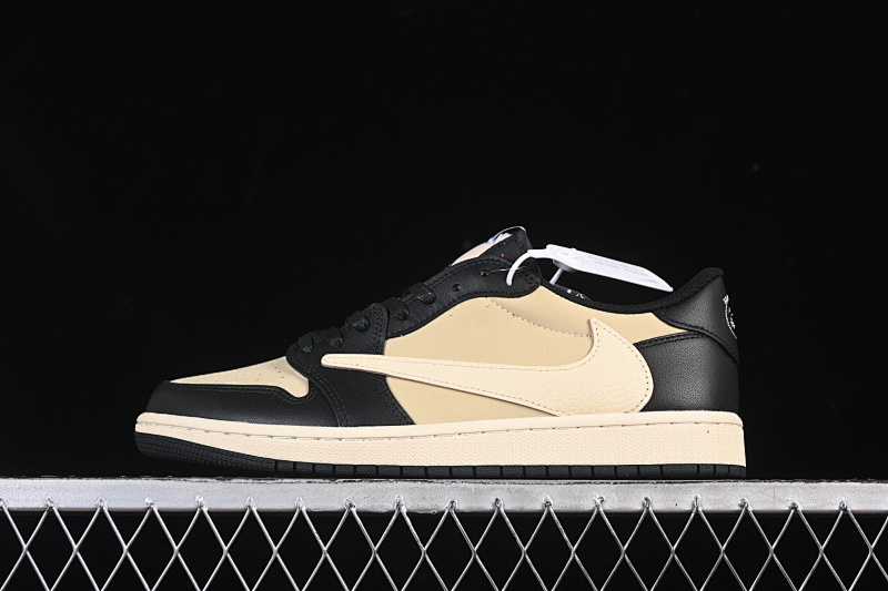 Jordan AIR Jordan 1 LOW OG BLACK/YELLOW/BEIGE · DZ4137-700, photo 1