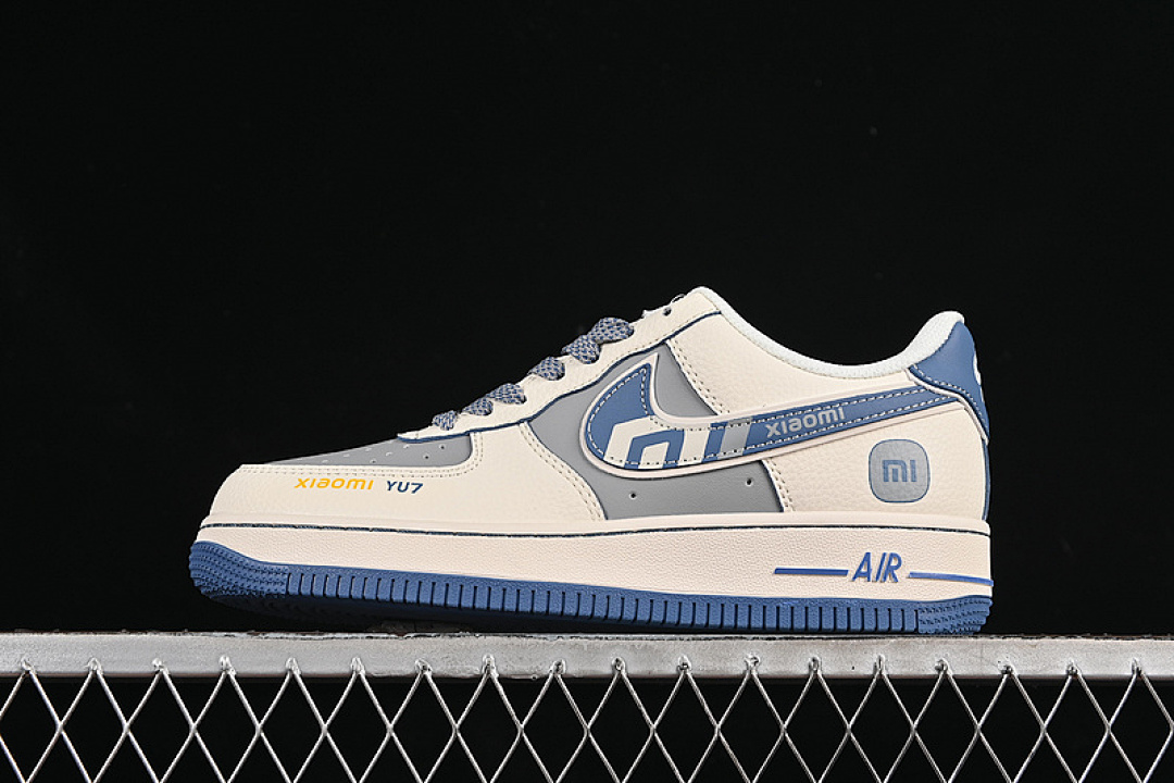 Nike [XX3168-218]-[AIR FORCE 1 07 LOW YU7 WHITE/GREY/BLUE]-[WOMAN:36-39]-[MAN:40-45] - Image 2