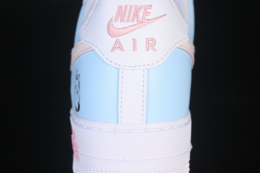 Nike [ZH0316-107]-[AIR FORCE 1 07 LOW WHITE/BLUE/PINK/BEIGE]-[WOMAN:36-39]-[MAN:40-45] - Image 7