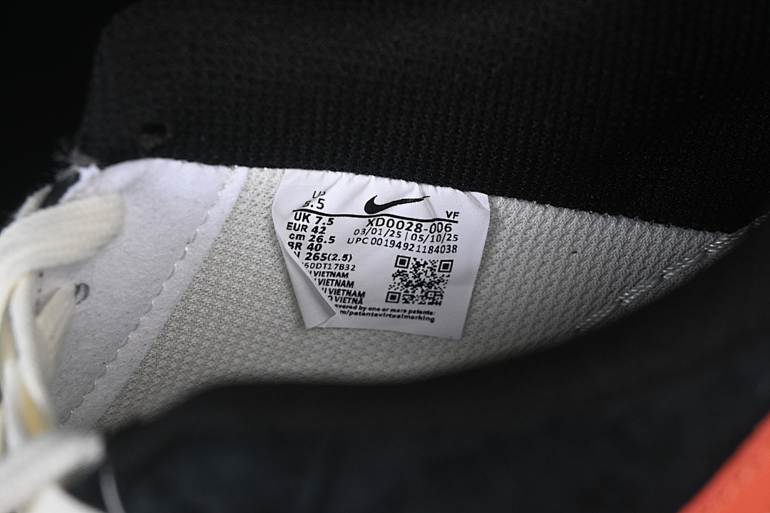 Nike [XD0028-006]-[AIR FORCE 1 07 LOW CASUAL SNEAKERS WHITE/BLACK/RED]-[WOMAN:36-39]-[MAN:40-45] - Image 6