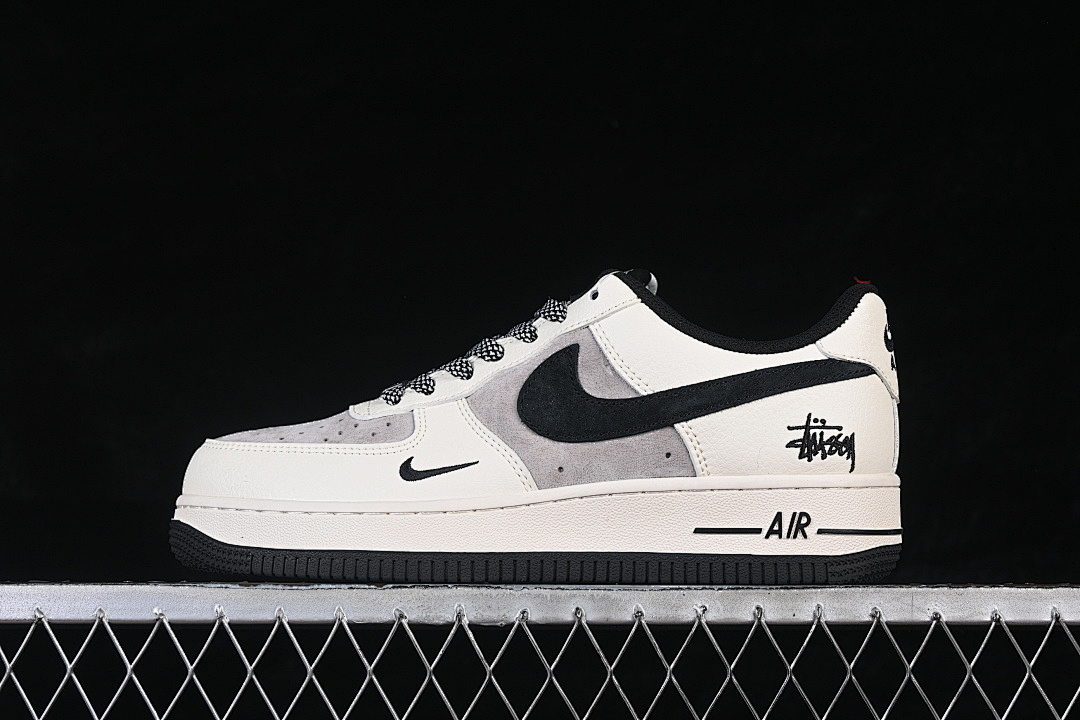 Nike [XD9314-617]-[AIR FORCE 1 07 LOW WHITE/GREY/BLACK]-[WOMAN:36-39]-[MAN:40-45] - Image 2
