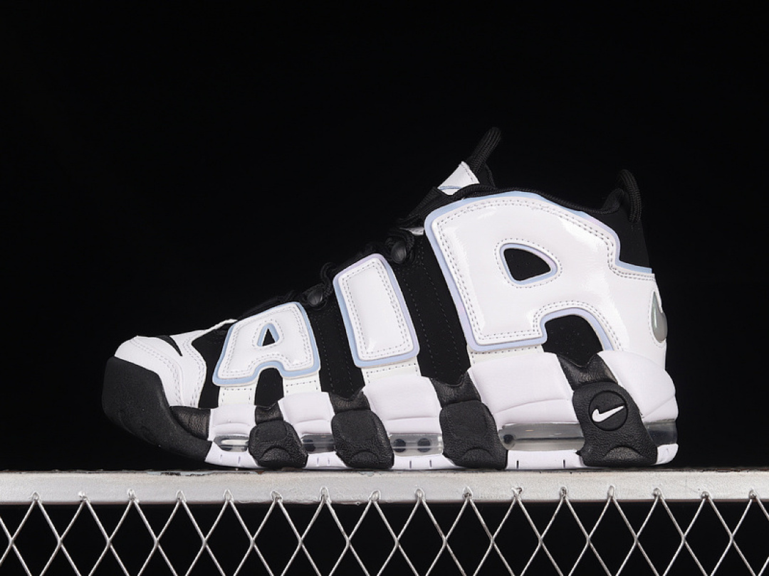 Nike [DV0819-001]-[AIR MORE UPTEMPO BLACK/WHITE/MULTI-COLOR/COBALT BLISS]-[WOMAN:36-39]-[MAN:40-46], photo 1