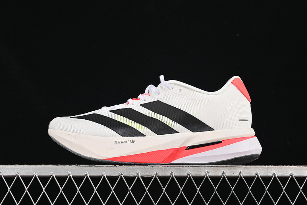 On Running [JS4932]-[ADIZERO BOSTON 13 WHITE/BLACK/ORANGE]-[WOMAN:36-39]-[MAN:40-46] - Image 2