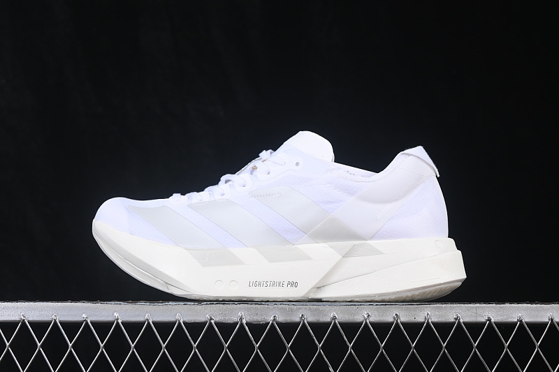 Adidas Adidas BREATHABLE AND LIGHTWEIGHT RUNNING SHOES WHITE/PURE WHITE · JR6366, photo 1