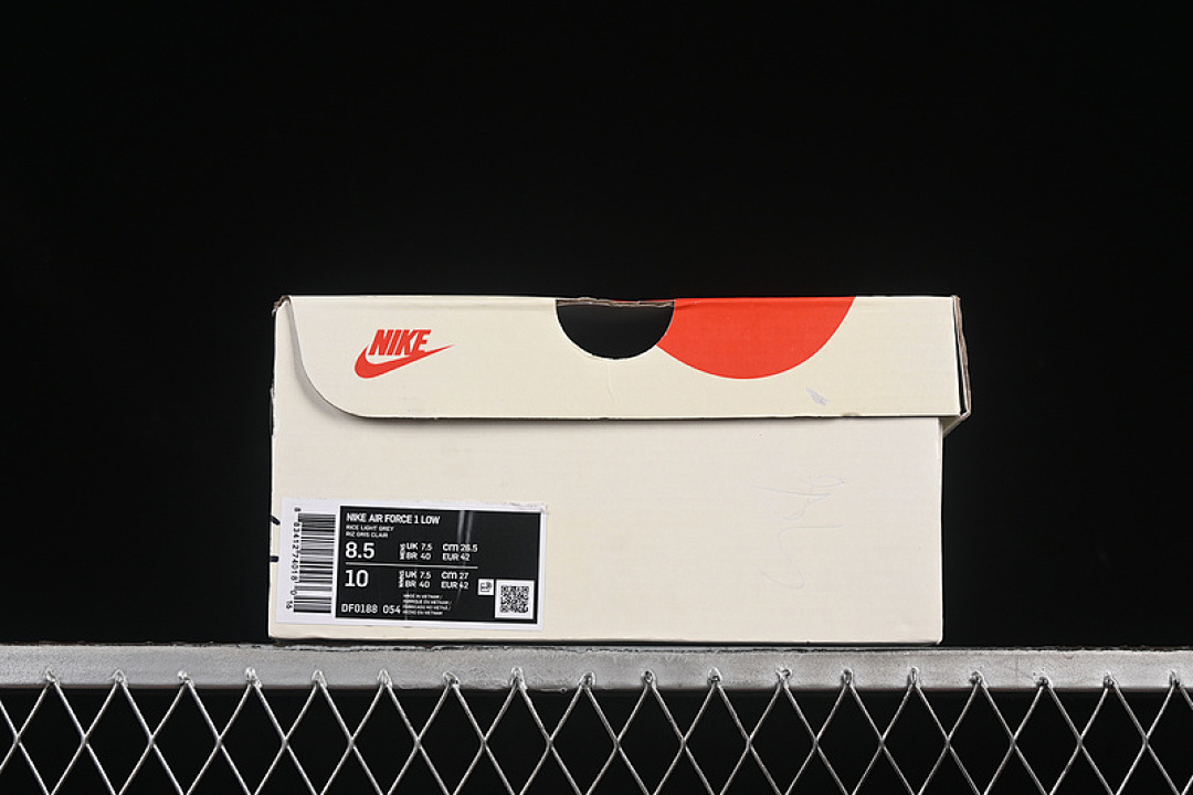 Nike [DF0188-054]-[AIR FORCE 1 07 LOW JUSTDOIT BEIGE/BLACK]-[WOMAN:36-39]-[MAN:40-45] - Image 12