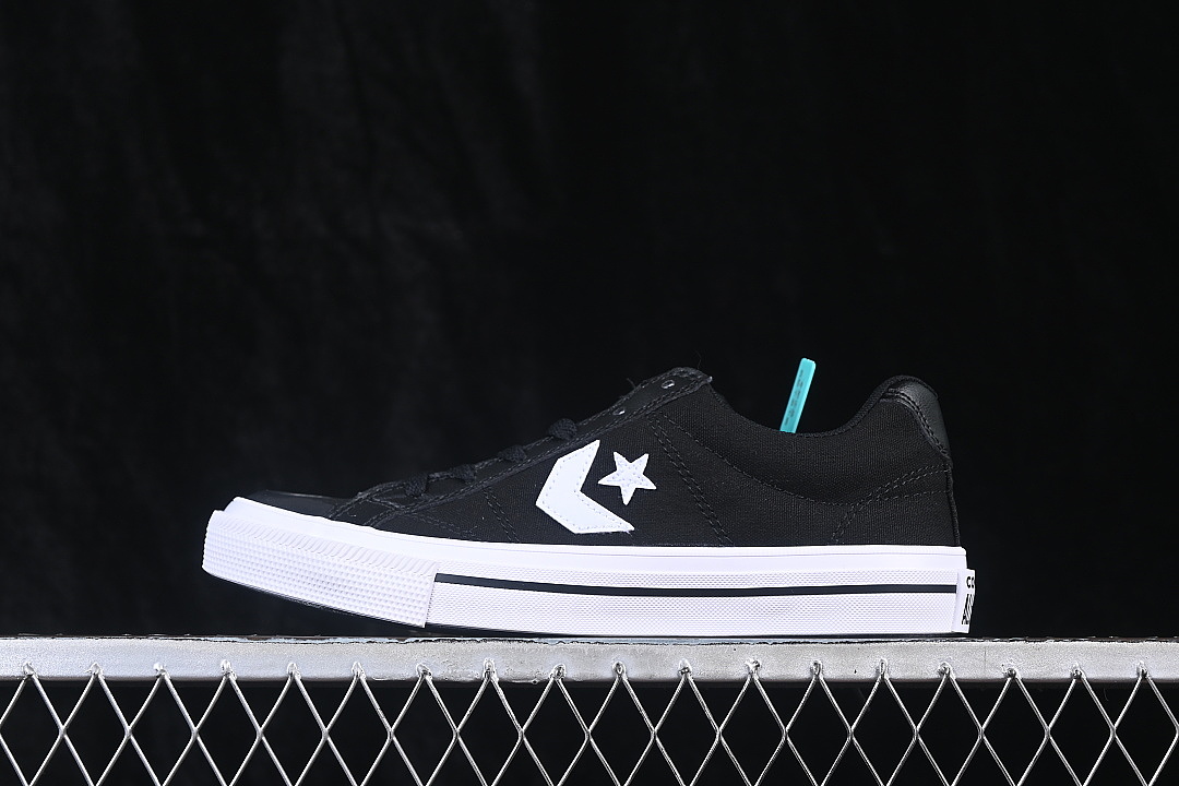 Unbranded [A10547C]-[SPORT CASUAL LOW-TOP CANVAS SHOES BLACK/WHITE]-[WOMAN:35-39.5]-[MAN:40-44], photo 1