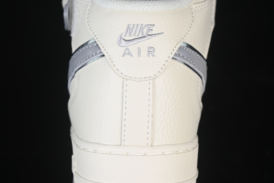 Nike [XL0236-232]-[AIR FORCE 1 MID STARRY SKY CASUAL SHOES BEIGE/GREY]-[WOMAN:36-39]-[MAN:40-45] - Image 6