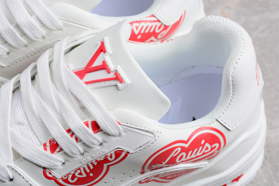 Louis Vuitton [L*V LOW SHOES WHITE/WHITE/RED]-[MAN:38-45] - Image 10