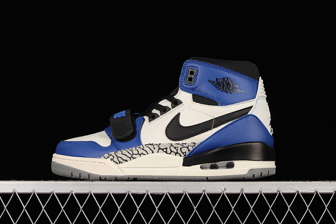 Jordan [AQ4160-104]-[JUST DON X JORDAN LEGACY 312 SAIL/BLACK-STORM BLUE]-[WOMAN:36-39]-[MAN:40-46], photo 1