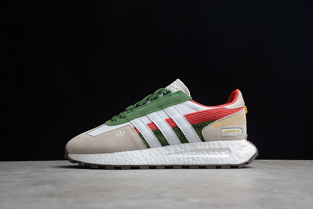 Unbranded [GX8840]-[RETROPY E5 SHOES GREY/WHITE-GREEN-RED]-[WOMAN:36-39]-[MAN:40-45], photo 1