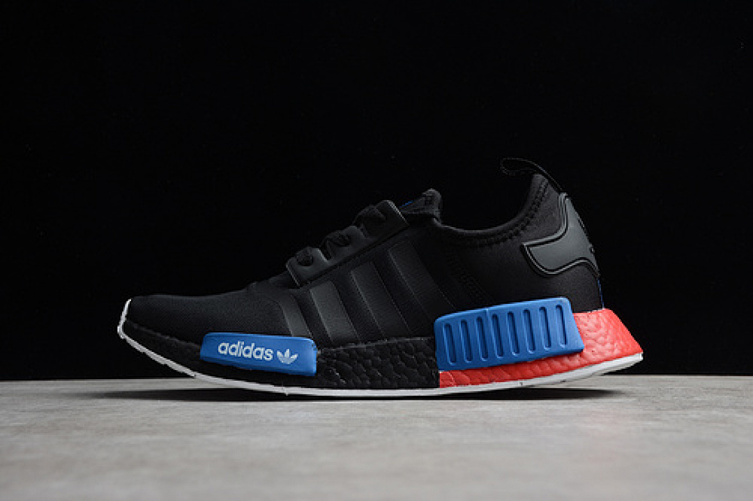 NMD R1 SHOES CORE BLACK/CORE BLACK/LUSH RED · FX4355, photo 1