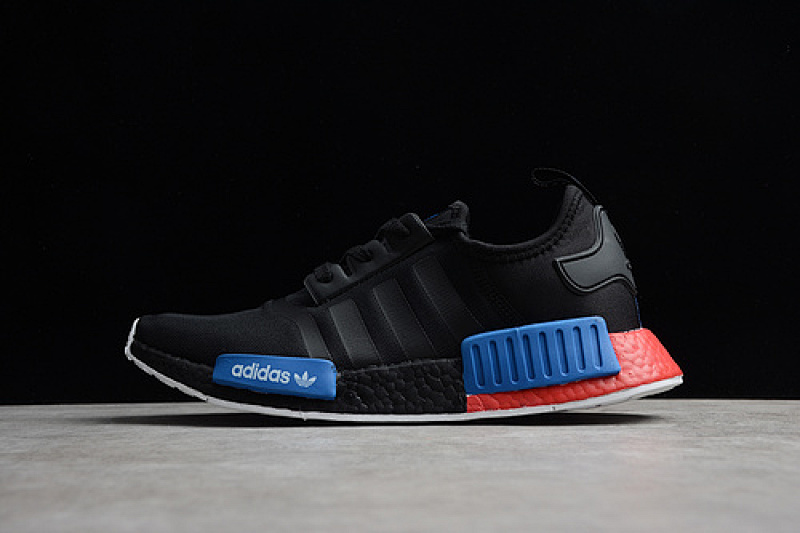 NMD R1 SHOES CORE BLACK/CORE BLACK/LUSH RED · FX4355, photo 1