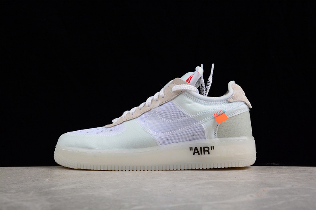 Nike Nike OW X AIR FORCE 1 LOW THE TEN WHITE/WHITE-SAIL · AO4606-100, photo 1
