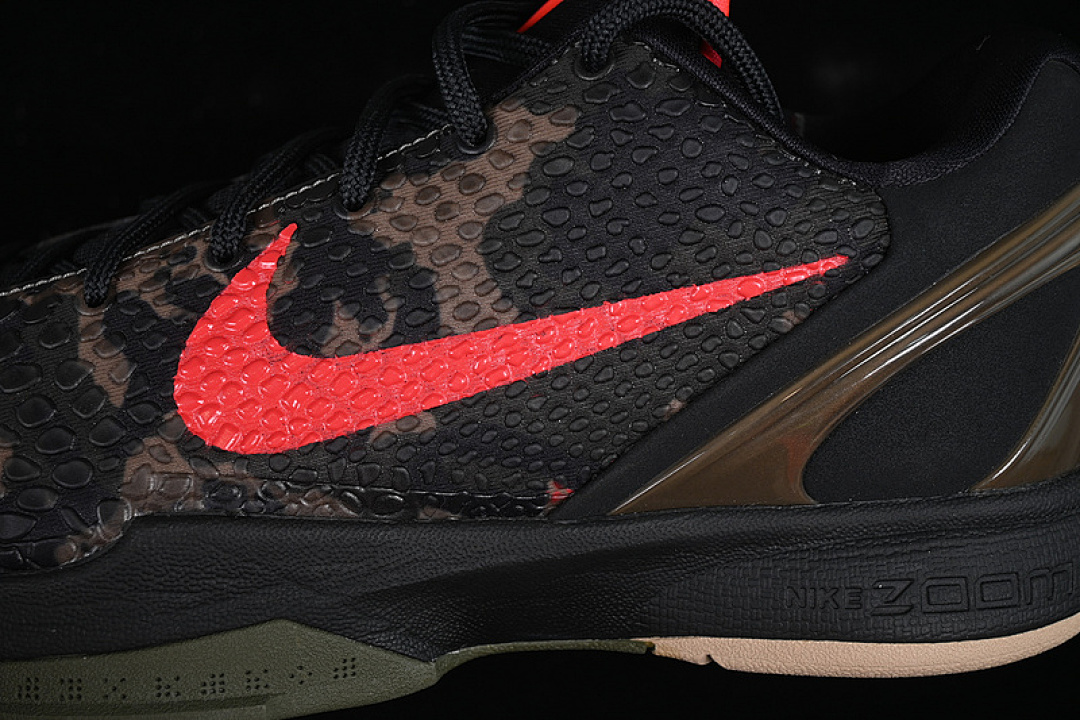 Nike [FQ3546-001]-[KOBE VI PROTRO 6 BLACK/CRIMSON BOG/KHAKI]-[MAN:40-46] - Image 8