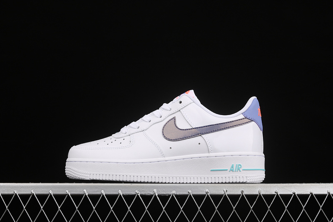 Nike Nike AIR FORCE 1 LOW LV8 GS WHITE/LIGHT THISTLE/COPA/DARK PURPLE DUST · DC8188-100, photo 1