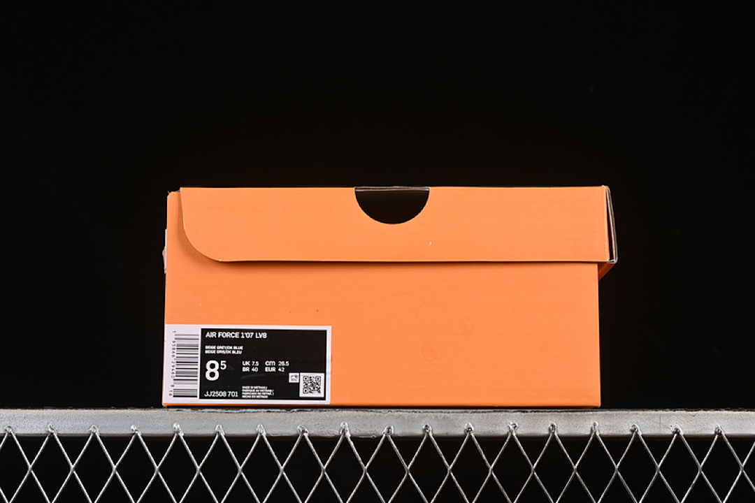 Nike [JJ2508-701]-[AIR FORCE 1 07 LOW LV WHITE/GREY/BLUE]-[WOMAN:36-39]-[MAN:40-45] - Image 12