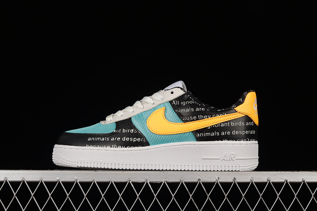 Nike [CI0057-100]-[AIR FORCE 1 LOW 07 WHITE/BLUE/YELLOW]-[WOMAN:36-39]-[MAN:40-45], photo 1