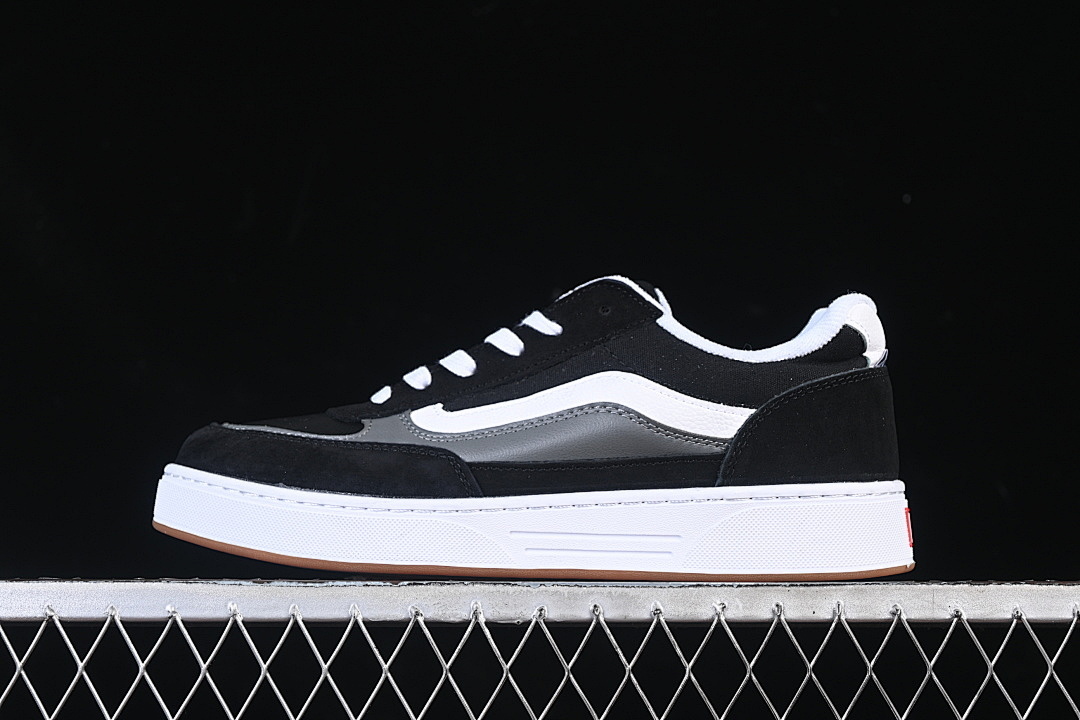 Unbranded [VN000D45BA2]-[LOW TOP CASUAL SKATE SHOES BLACK/WHITE/DARK GRAY]-[WOMAN:35-39]-[MAN:40-44], photo 1