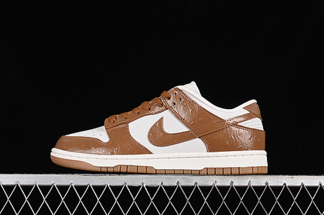 Unbranded [FJ2260-001]-[SB DUNK LOW LX BROWN OSTRICH PHANTOM/ALE BROWN/SAIL/METALLIC GOLD]-[UNISEX:36-46], photo 1