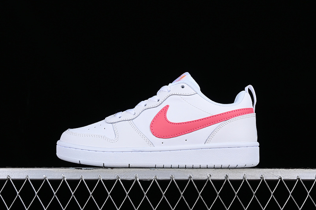 Unbranded [BQ5448-124]-[COURT BOROUGH LOW 2 GS WHITE/CORAL CHALK/LASER ORANGE]-[WOMAN:35-40], photo 1