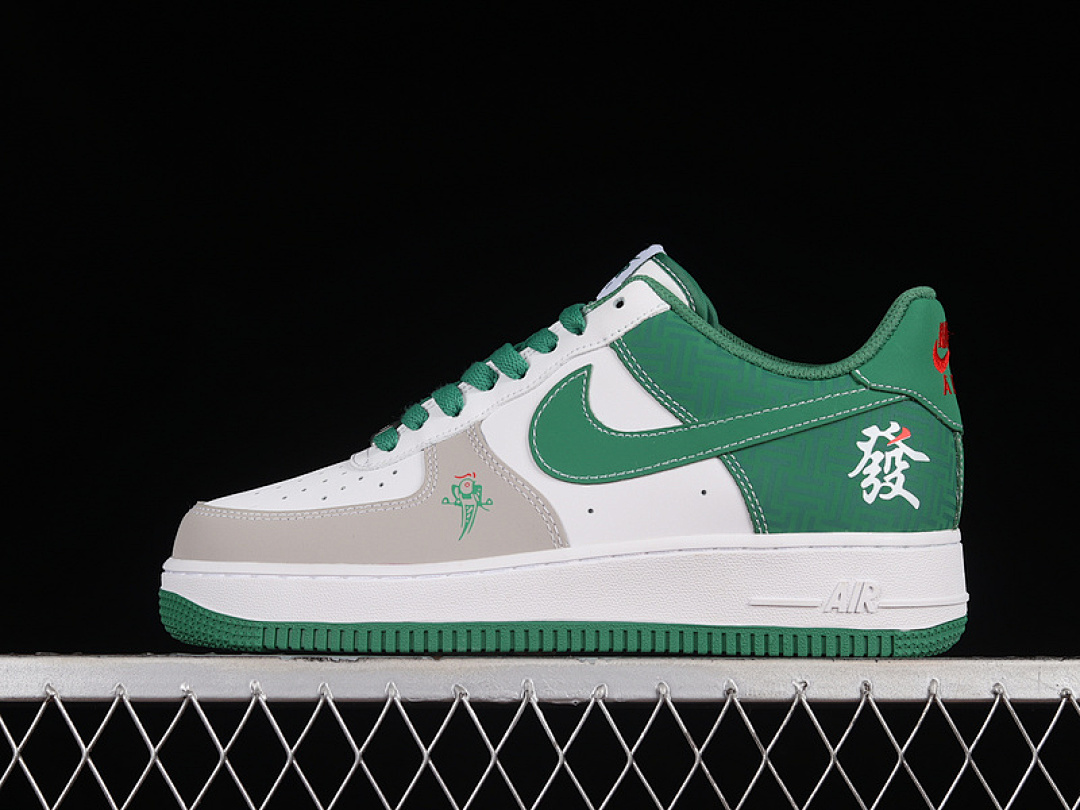 Nike [BS9055-806]-[AIR FORCE 1 LOW 07 WHITE/GREEN/GREEN]-[WOMAN:36-39]-[MAN:40-45], photo 1