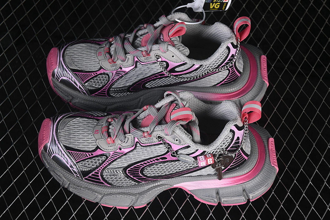 Balenciaga [W3XCS1550]-[FASHIONABLE RUNNING SHOES GREY/PURPLE/PINK]-[WOMAN:35-39]-[MAN:40-46] - Image 12