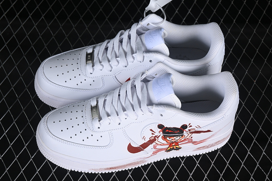 Nike [ZH0316-061]-[AIR FORCE 1 07 LOW WHITE/RED]-[WOMAN:36-39]-[MAN:40-45] - Image 11