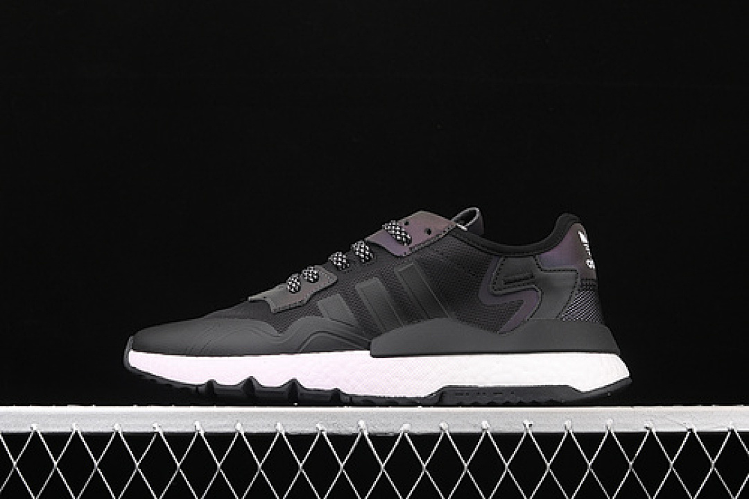 Purple NITE JOGGER SHOES CORE BLACK/PURPLE TINT/CLOUD WHITE · EF5421, photo 1