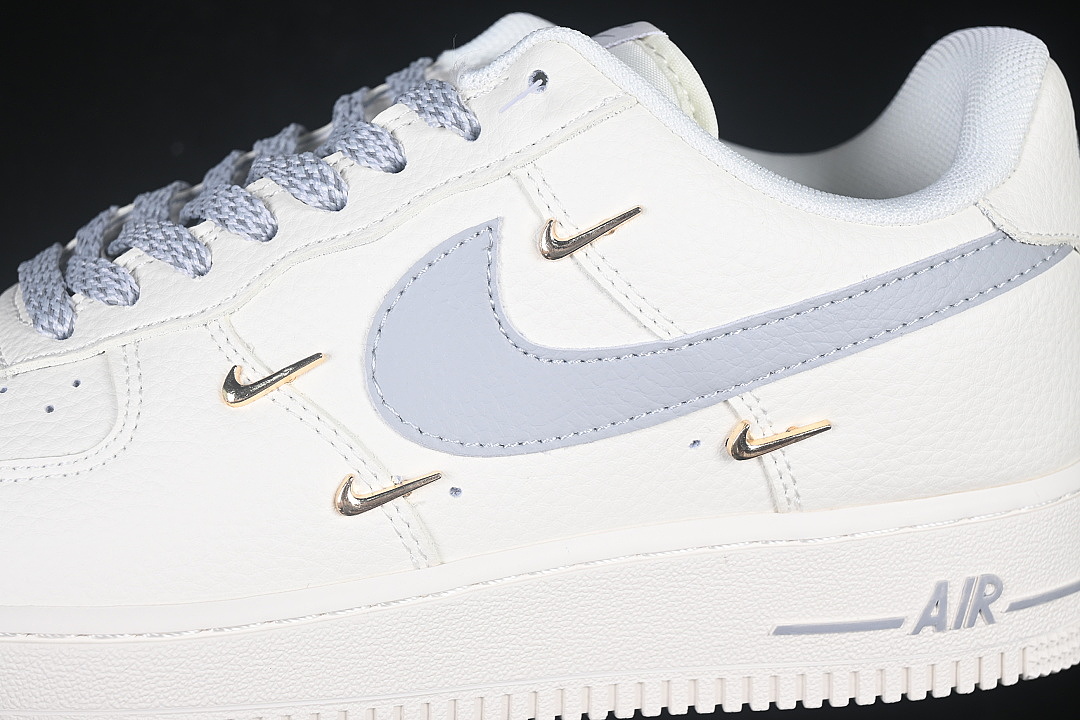 Nike [DN9688-128]-[AIR FORCE 1 07 LOW CASUAL SNEAKERS LIGHT GRAY/GREY]-[WOMAN:36-39]-[MAN:40-45] - Image 7