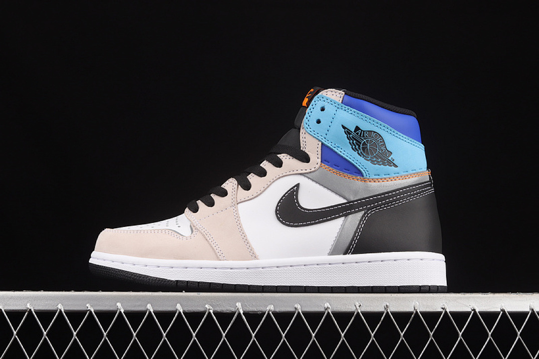 Jordan [DC6515-100]-[AIR JORDAN 1 RETRO HIGH OG PROTOTYPE WHITE/MULTI-COLOR/TOTAL (ORANGE]), photo 1