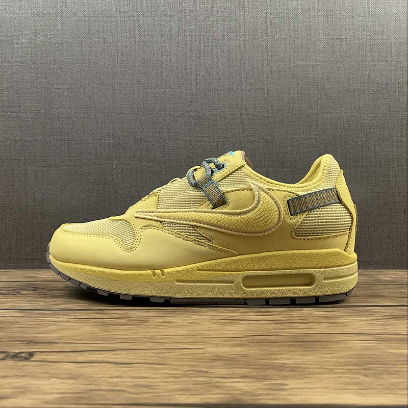 Nike TRAVIS SCOTT X AIR MAX 1 WHEAT YELLOW/YELLOW/GREY · DO9392-700, photo 1