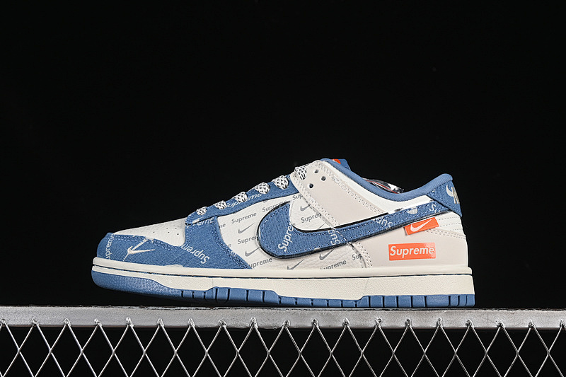 Nike SB DUNK LOW SUP WHITE/GREY/BLUE · SC9207-416, photo 1