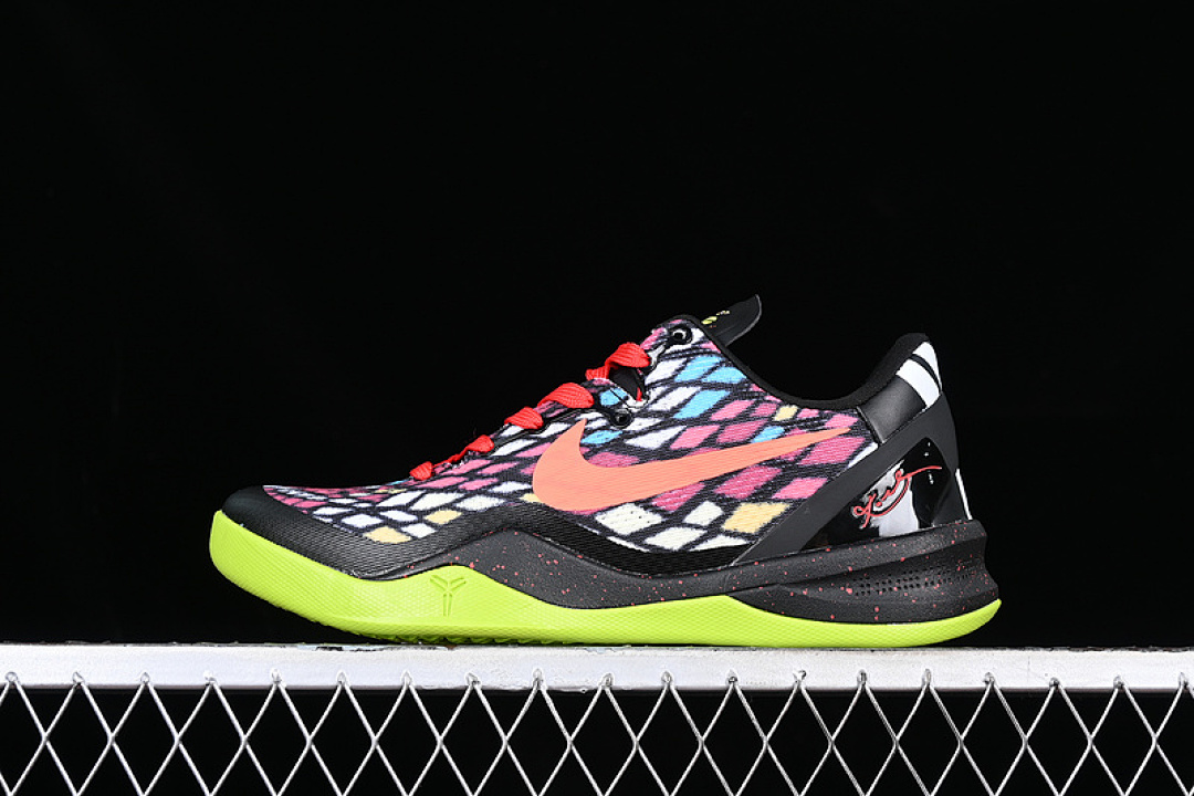 Nike [555086-060]-[KOBE 8 SYSTEM BLACK/ORANGE/GREEN/RED]-[MAN:40-46] - Image 2