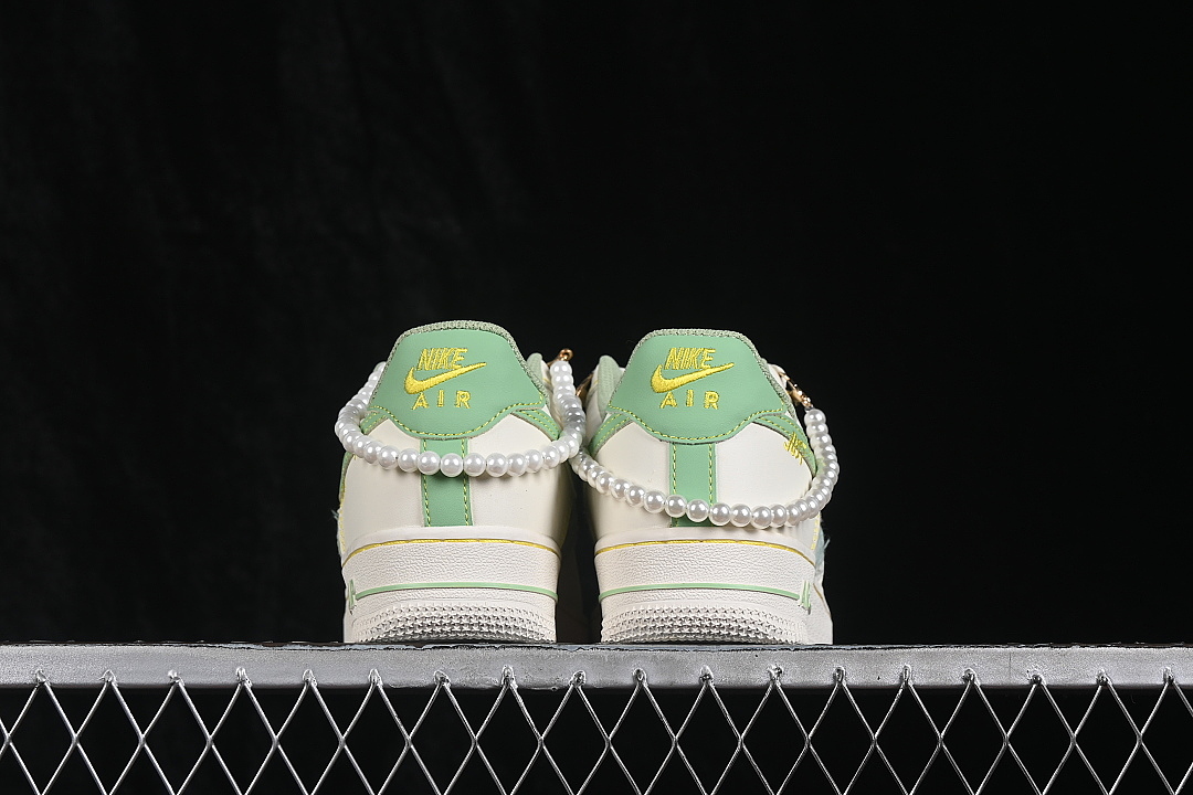 Nike [FJ7740-111]-[AIR FORCE 1 07 LOW CASUAL SNEAKERS WHITE/GREEN]-[WOMAN:36-39]-[MAN:40-45] - Image 13