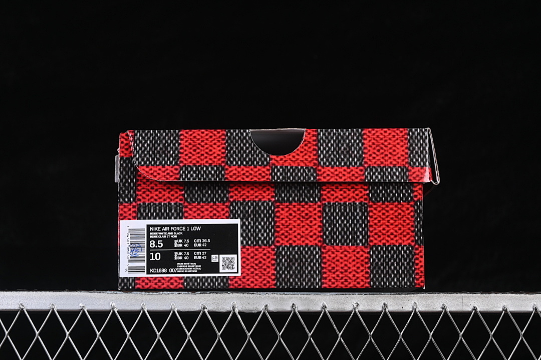 Nike [KD1688-007]-[AIR FORCE 1 07 LOW CASUAL SNEAKERS RED/WHITE/BLACK]-[WOMAN:36-39]-[MAN:40-45] - Image 11