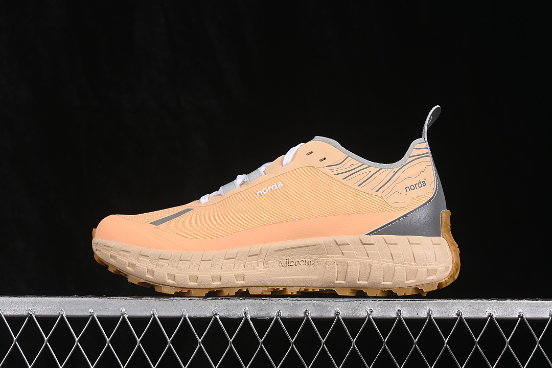 Norda [WEAR-RESISTANT CASUAL RUNNING SHOES ORANGE/GREY/ORANGE]-[WOMAN:36-39]-[MAN:40-45] - Image 2