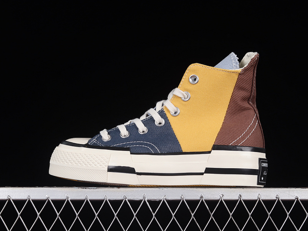 Converse Converse CHUCK TAYLOR ALL-STAR 70S HIGH PLUS MULTI-COLOR/EGRET · A02871C, photo 1