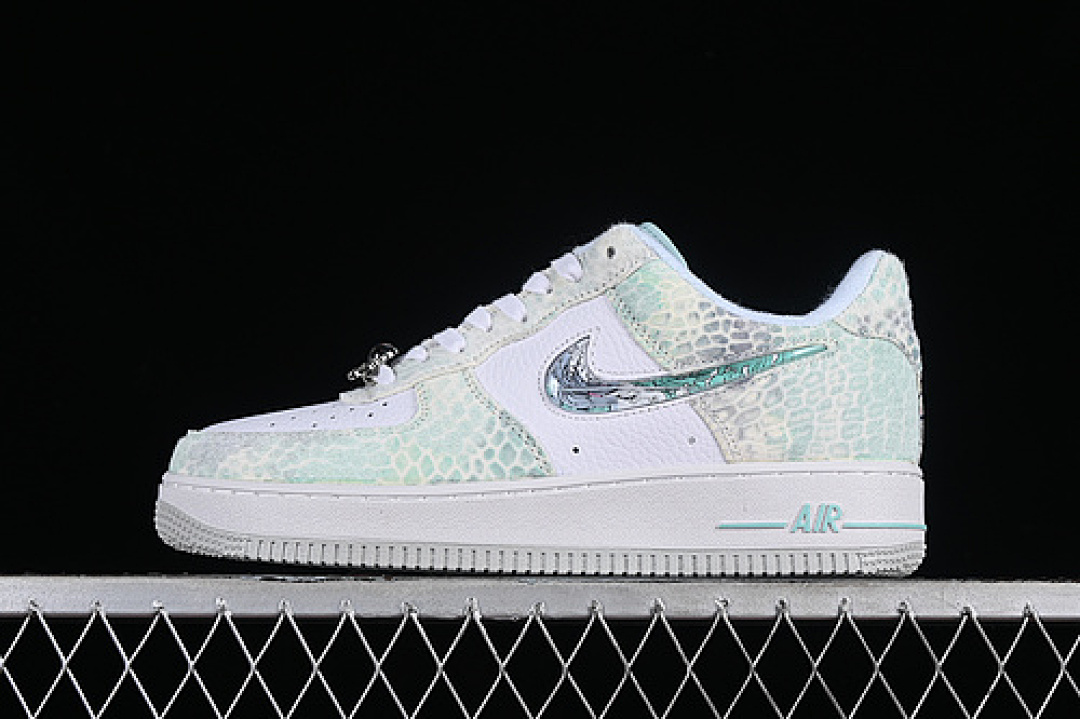 Nike [FA1232-001]-[AIR FORCE 1 07 LOW CNY WHITE/GREEN/BLUE]-[WOMAN:36-39]-[MAN:40-45], photo 1