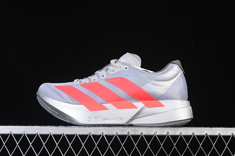 Adidas Adidas ADIOS 4 M LIGHTWEIGHT RUNNING SHOES RED/GREY/WHITE · JR6372, photo 1