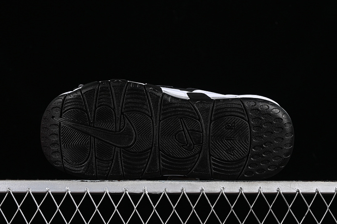Nike [FJ2708-001]-[AIR MORE UPTEMPO SLIDE BLACK/BLACK/CLEAR/WHITE]-[WOMAN:36-39]-[MAN:40-46] - Image 12