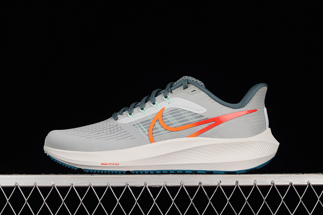 Nike [DH4071-003]-[AIR ZOOM PEGASUS 39 LIGHT GREY/DARK GREEN/ORANGE]-[MAN:39-45] - Image 16