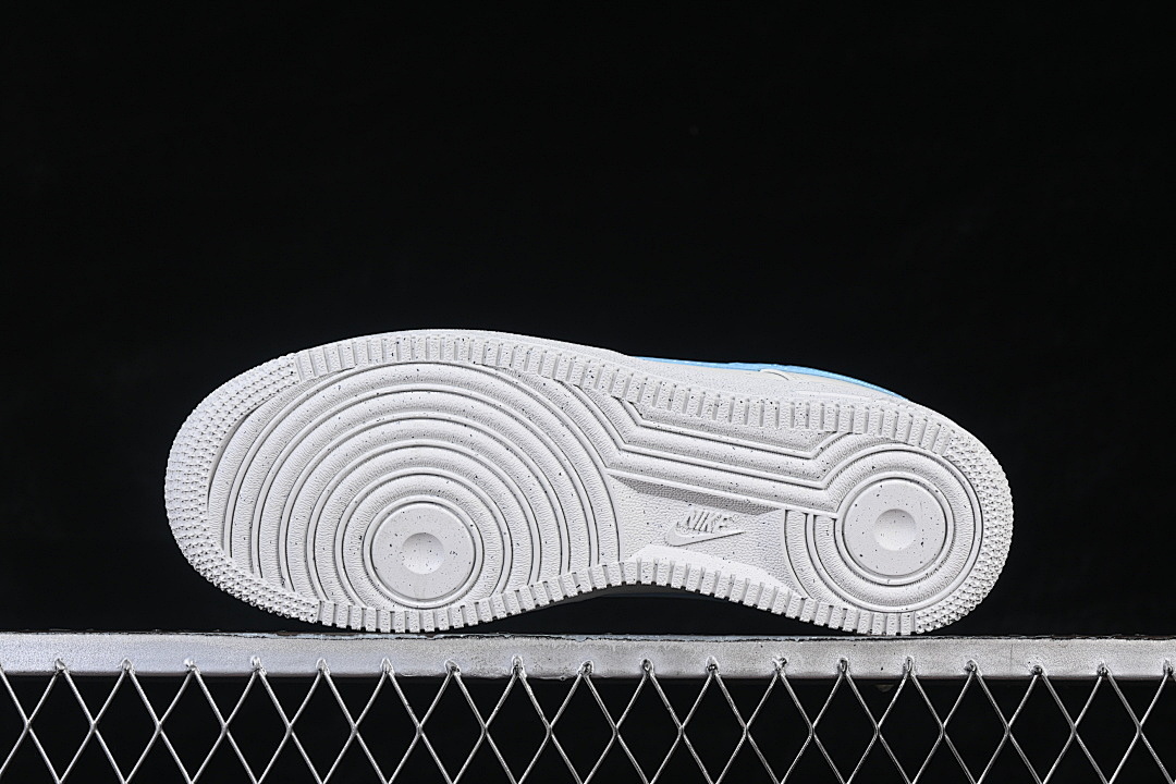 Nike [DO9786-100]-[AIR FORCE 1 LOW 07 LV8 MEDIUM BLUE/BLACK/BLUE CHILL]-[WOMAN:36-39]-[MAN:40-45] - Image 15