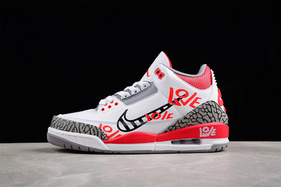 Jordan AIR Jordan 3 RETRO FIRE RED WHITE/BLACK/GREY/RED · DN3707-160, photo 1